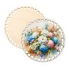 Набор донышек для вязания Love2art "Глянцевый" d 15 х 0.4 см 2 шт фанера 03 Акварель ДВ-01-03