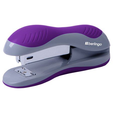Степлер №24/6, 26/6 Berlingo "Office Soft" до 25 л, пластиковый корпус, ассорти RE-H3103