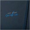 Записная книжка А5 96л. Greenwich Line "Just start. Blue" кожзам, на гребне, твердая обложка, тиснение фольгой, с петлей для ручки RE-NA5с_51432