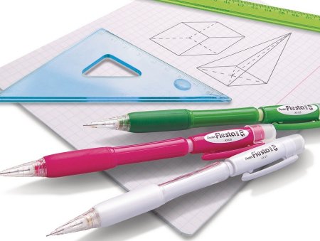 Карандаш PENTEL Fiesta II автоматический, c резиновым грипом 0.5 мм, зеленый корпус AX125-DE