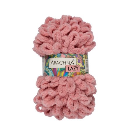 Пряжа ARACHNA Lazy 100% микрополиэстер 1 x 100 г 8.5 м №20 розовый ARA-LAZ-20