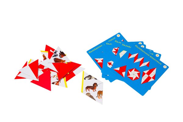 Развивающая игра IQ Step "Калейдоскоп животных. Тримино" STP-76059