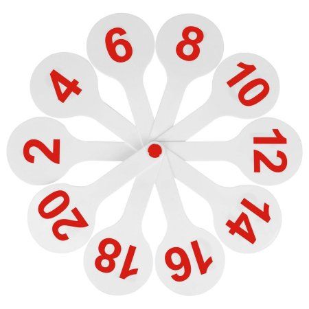 Веер-касса СТАММ цифры от 1 до 20 RE-ВК05 Веер-касса СТАММ цифры от 1 до 20 RE-ВК05