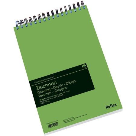 Блок для рисования REFLEX Studioline Drawing 160 г/м2 A4 50 л, шероховатая, спираль RX-VF5004282