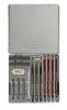 Набор для графики и эскизов CRETACOLOR Silver Box Graphite 15 предметов, мет.пенал CR40018 Набор для графики и эскизов CRETACOLOR Silver Box Graphite 15 предметов, мет.пенал CR40018