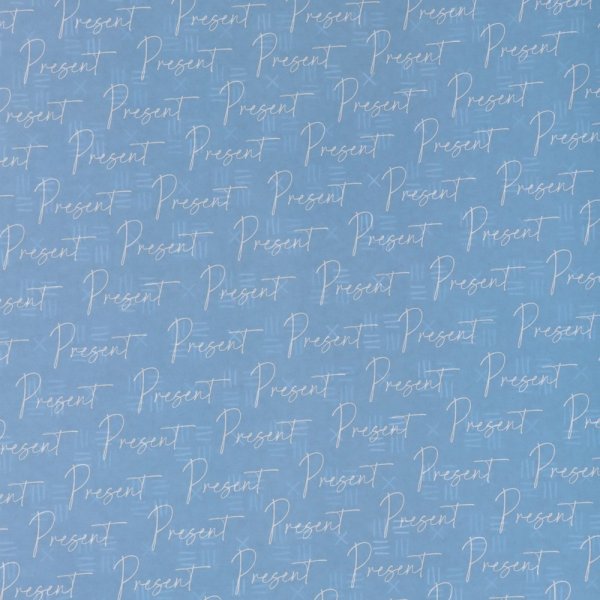 Бумага упаковочная крафтовая двухсторонняя 70 x 100 см "Present" SIM-10935952