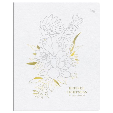 Тетрадь 48л. A5 клетка BG "Sophistication" матовая ламинация, фольга RE-Т5ск48_лм_тф_59343