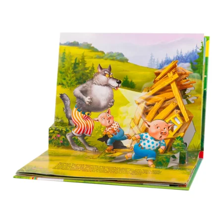 Книга: Три поросенка (панорамка) (рос) ROS-27900 Книга: Три поросенка (панорамка) (рос) ROS-27900