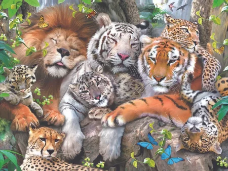 Стерео-пазл Prime 3D "Кошачий сон" 500 деталей, 6+ JZL-10001