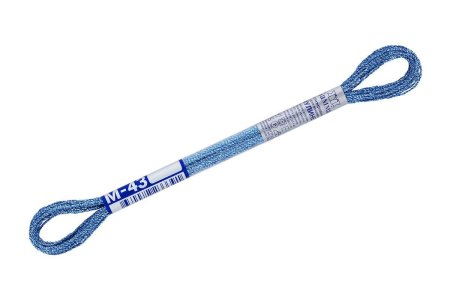 Нитки для вышивания GAMMA мулине NM металлик 8 м св.синий MG-NM-43