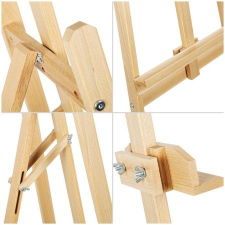 Мольберт напольный Лира с бегунком ГАММА "Студия" 53 x 85 x 170 см, российский бук RE-211220202