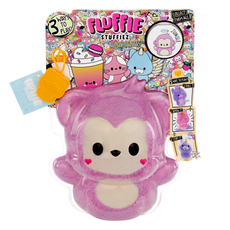 Флаффи Стаффиз. Игровой набор Обезьяна. Fluffie Stuffiez ROS-43867