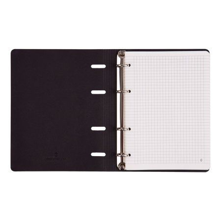 Тетрадь на кольцах 80л. A5 ЛАЙТ, кожзам, Greenwich Line "Influence" тон. блок RE-Nr4A5_43427