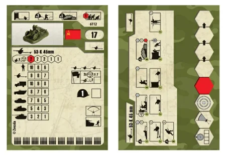 Сборная модель: Советская 45мм пушка, З-6112