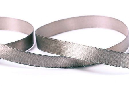 Лента атласная GAMMA 12 мм (1/2") 33 м ± 2 м №018 т.серый LEN-12-018