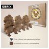 Картонный 3D конструктор QBRIX Три обезьянки MAGГевис20040