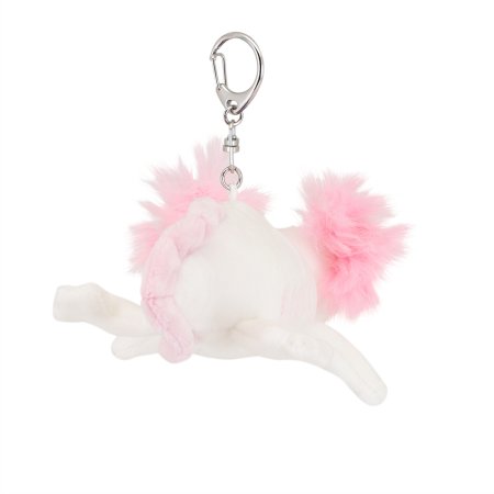 Мягкая игрушка ORANGE TOYS Аксолотль белый 16 см с метал. кольцом ORT-OT9005/16