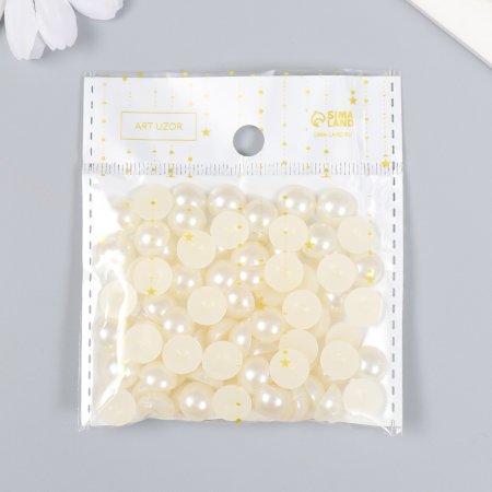 Набор для творчества половинка жемчужины d 1 см 20 г SIM-1364528