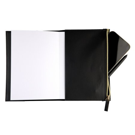 Блокнот-клатч для записей Стихия 80 г/м2, 14.2 x 20.5 см, 80 л, мягкая обложка, черный NP-ST04040