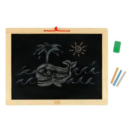 Доска двусторонняя ТРИ СОВЫ меловая/магнитно-маркерная А3 настенная (в комплекте маркер, мелки, губка, набор магнитов) RE-MMD_49198 Доска двусторонняя ТРИ СОВЫ меловая/магнитно-маркерная А3 настенная (в комплекте маркер, мелки, губка, набор магнитов) RE-MMD_49198