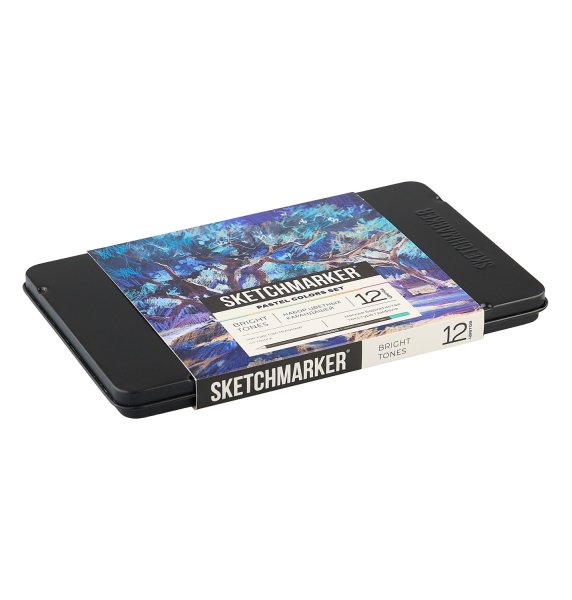 Набор цветных карандашей SKETCHMARKER Пастельные оттенки 12 цв мет.пенал NP-SMCP-PASTEL12
