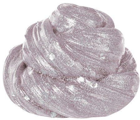 Слайм Slime "Glamour collection" серебряный с блестками 60 г, 3+ AS-SLM181
