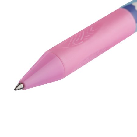 Ручка гелевая стираемая автоматическая MESHU "Cool cats" синяя, 0.5 мм, корпус ассорти, с топпером RE-MS_55635