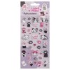 Наклейки объемные MESHU "Love Paws" 10 x 23 см, с блестками, инд. уп., европодвес RE-MS_66577