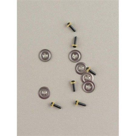 Глаза кристальные с шайбами HobbyBe d 6 мм 2 шт бежевый CRE-6-03