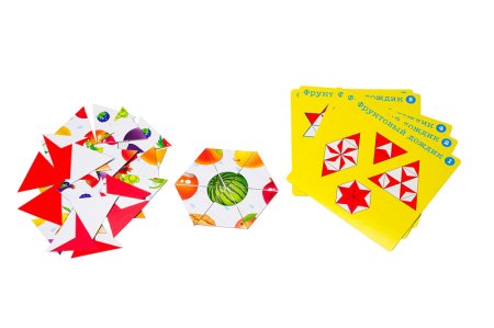 Развивающая игра IQ Step "Фруктовый дождик. Тримино" STP-76041