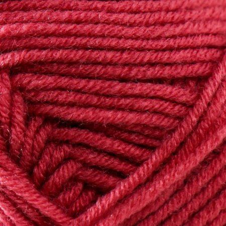 Пряжа Камтекс КТ "Детская забава" 80% акрил, 20% микрофибра 1 x 50 г 140 м 088 брусника KAM-ZABAV-088