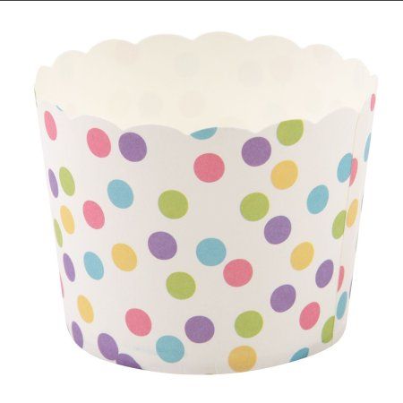 S-CHIEF Бумажные формы для выпечки 6 см 6 x 5.5 см 12 шт №04 горох PPC-0006-04