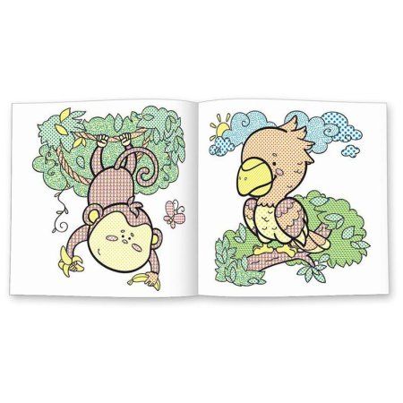 Раскраска водная ГЕОДОМ "Животные" 240 x 230 мм 12 стр RE-4607177453781