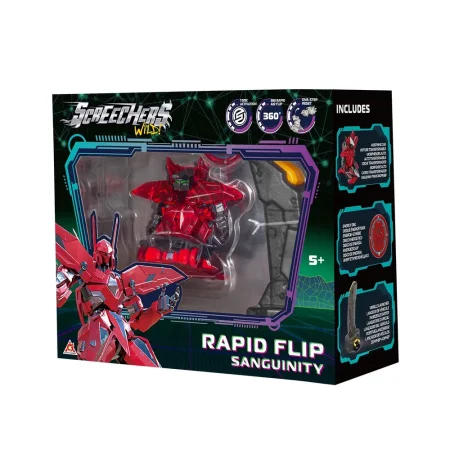 Дикие Скричеры. Игровой набор Рэпидфлип Сангвинити S5. ТМ Screechers Wild ROS-62645