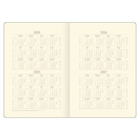 Ежедневник недатированный A5 136л. Greenwich Line "Your choice. Sage" кожзам, тон. блок, цветной срез RE-ENA5_53246