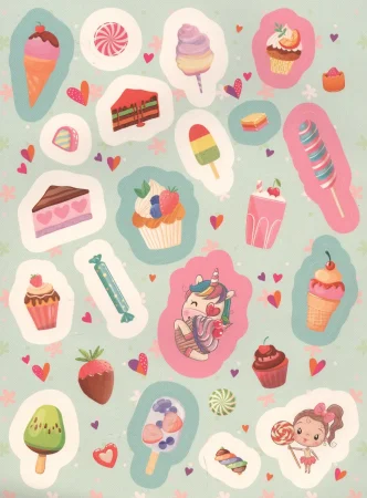 Сто наклеек. Самые вкусные наклейки ROS-37302