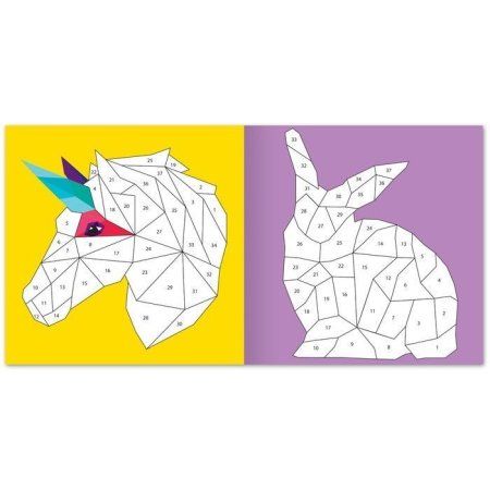 Творческая книжка "Рисуй наклейками. Единорог" 12 стр SIM-7503691