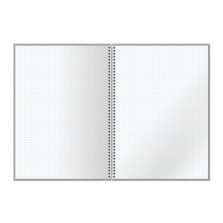 Тетрадь 100л. A4 клетка на гребне BG "Рабочее настроение" глянцевая ламинация, твердая обложка RE-ТТ4гр100_лг_11221