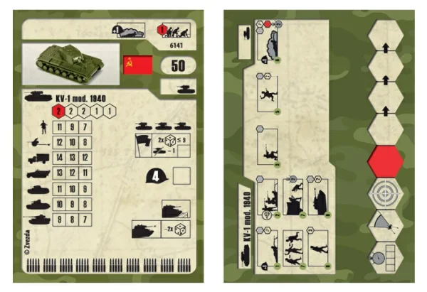 Сборная модель: Советский танк КВ, З-6141