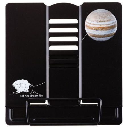 Подставка для книг ArtSpace "Планеты" регулируемый угол наклона, черная RE-297431 Подставка для книг ArtSpace "Планеты" регулируемый угол наклона, черная RE-297431
