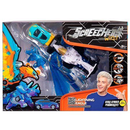 Дикие Скричеры. Игровой набор Лайтнинг Игл L3. ТМ Screechers Wild ROS-39866