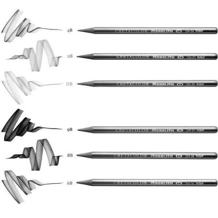 Набор для графики и эскизов CRETACOLOR Monolith Box Graphite 11 предметов, мет.пенал CR20430 Набор для графики и эскизов CRETACOLOR Monolith Box Graphite 11 предметов, мет.пенал CR20430