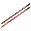 Карандаш ч/г Berlingo "Tribe" HB, черное дерево, круглый, заточенный, с ластиком, ассорти RE-BP00S06