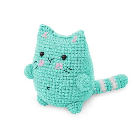 Набор для вязания "Miadolla" Мятный котик AMG-0143
