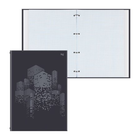 Тетрадь на кольцах 100л. A4 BG "Небоскребы. Минимализм" глянцевая ламинация RE-ТТ4к100_лг_62753
