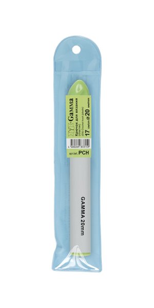 Крючок GAMMA пластик d 20 мм 17 см в чехле PCH-20-17