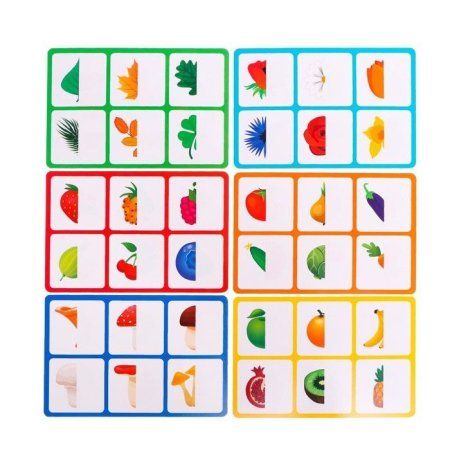 Развивающая игра IQ-лото "Растительный мир" SIM-7769060 Развивающая игра IQ-лото "Растительный мир" SIM-7769060