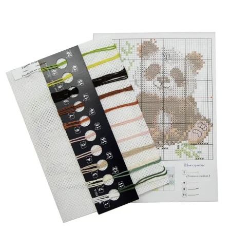 Набор для вышивания "Алиса" Панда 9 х 10 см 0-145