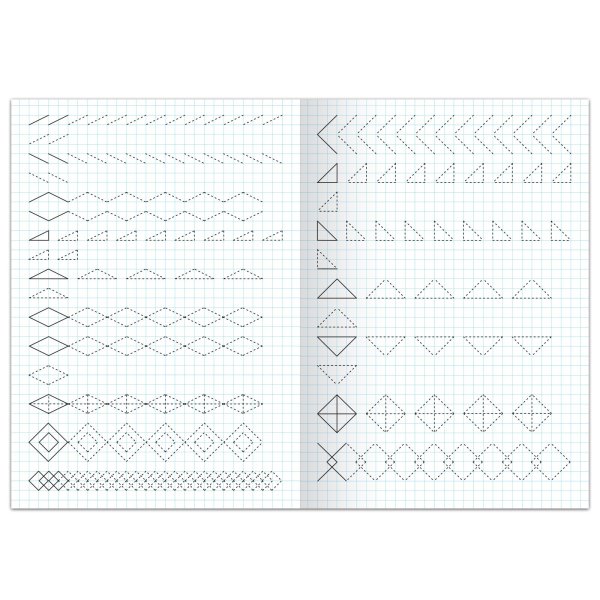 Прописи "Узоры по клеткам" А4 20 стр SIM-7810209