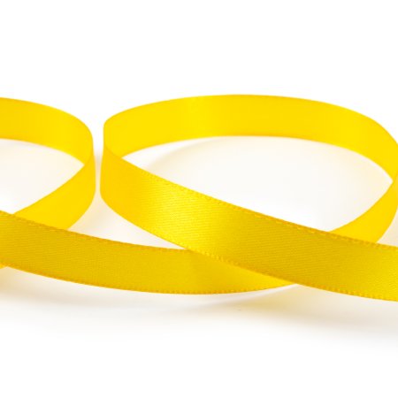 Лента атласная BLITZ 12 мм (1/2") 33 м ± 2 м №017 т.желтый LEN-B-12-017